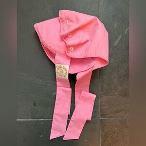 Hamptons Hot Pink Buttoned Bonnet from The Beaufort Bonnet Company